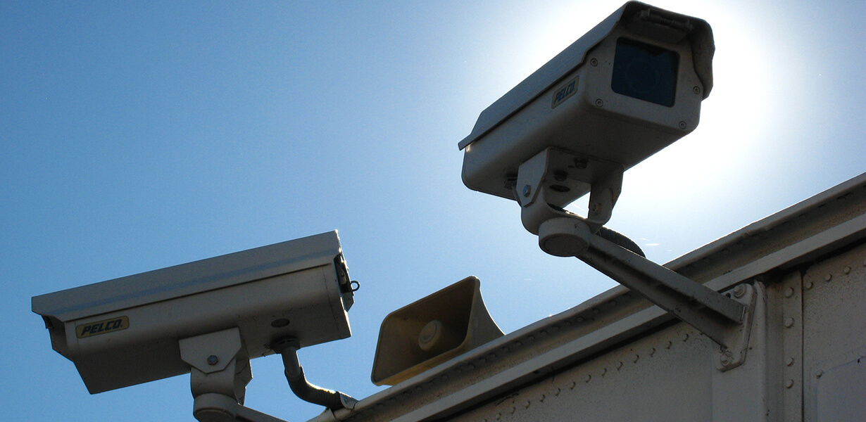 Surveillance camera at Budget Self Storage Storage